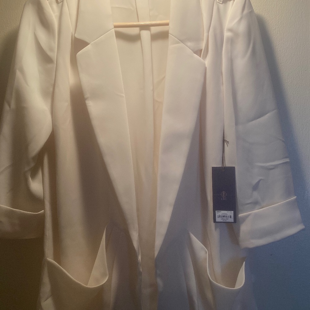 Cream color blazer